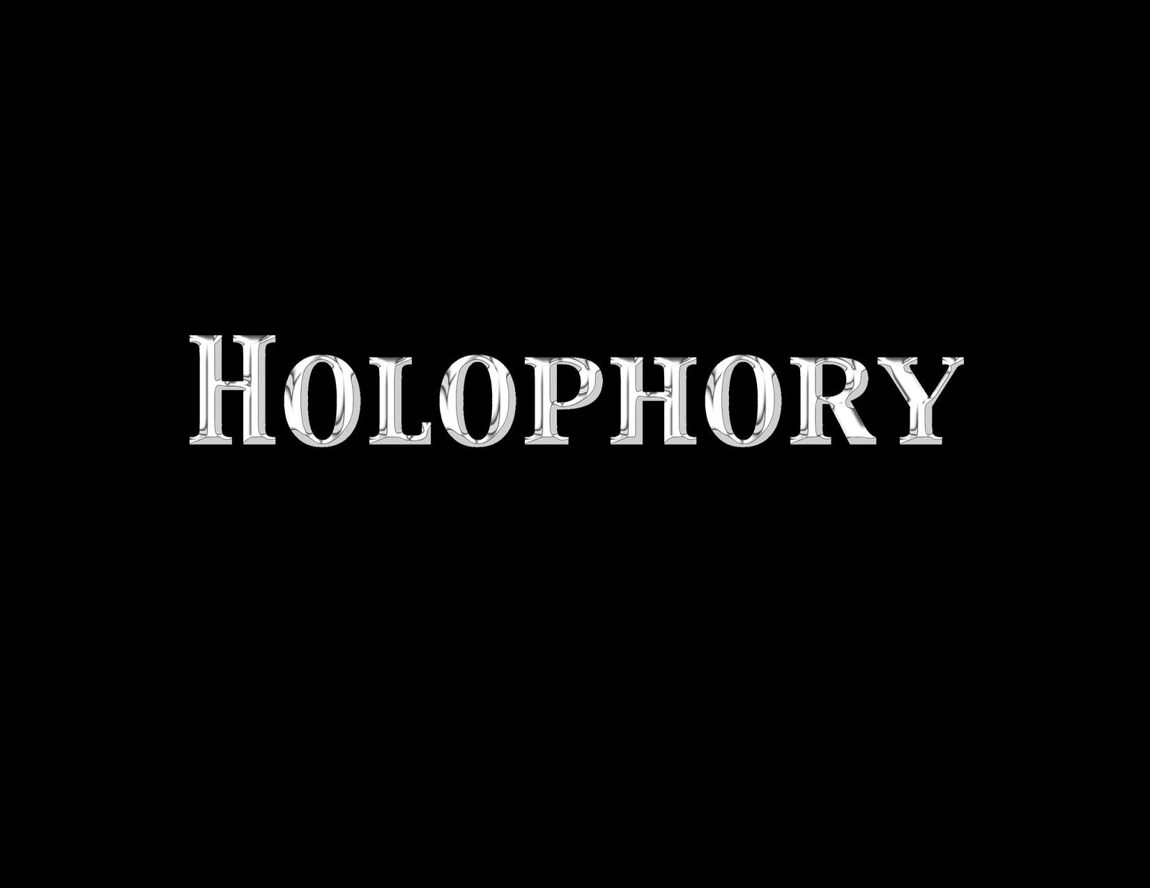 Holophory