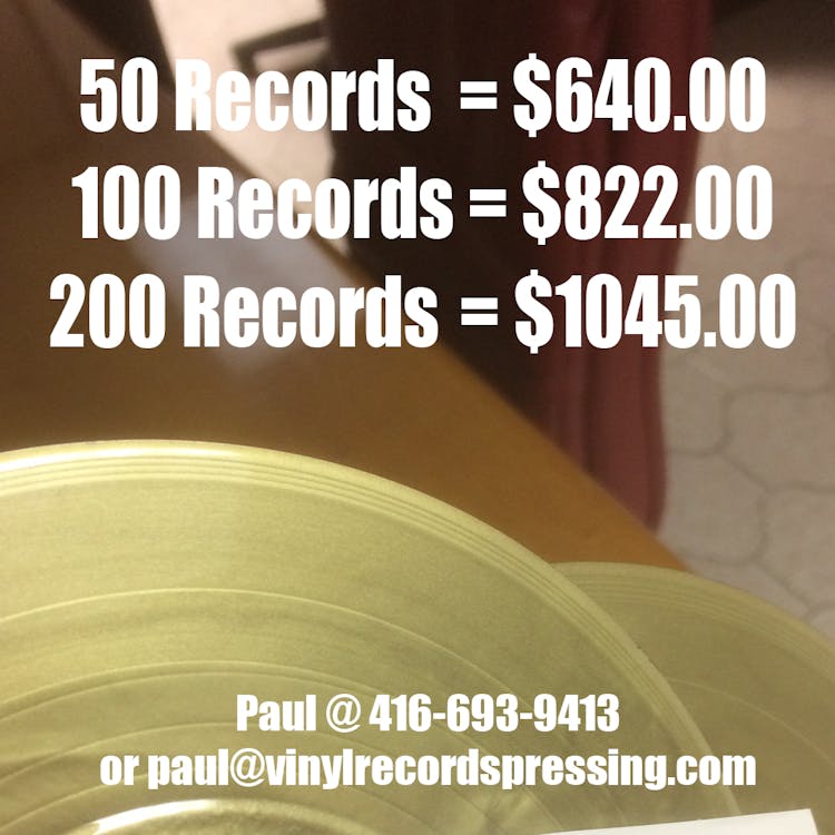 New Low Prices For Record Pressing